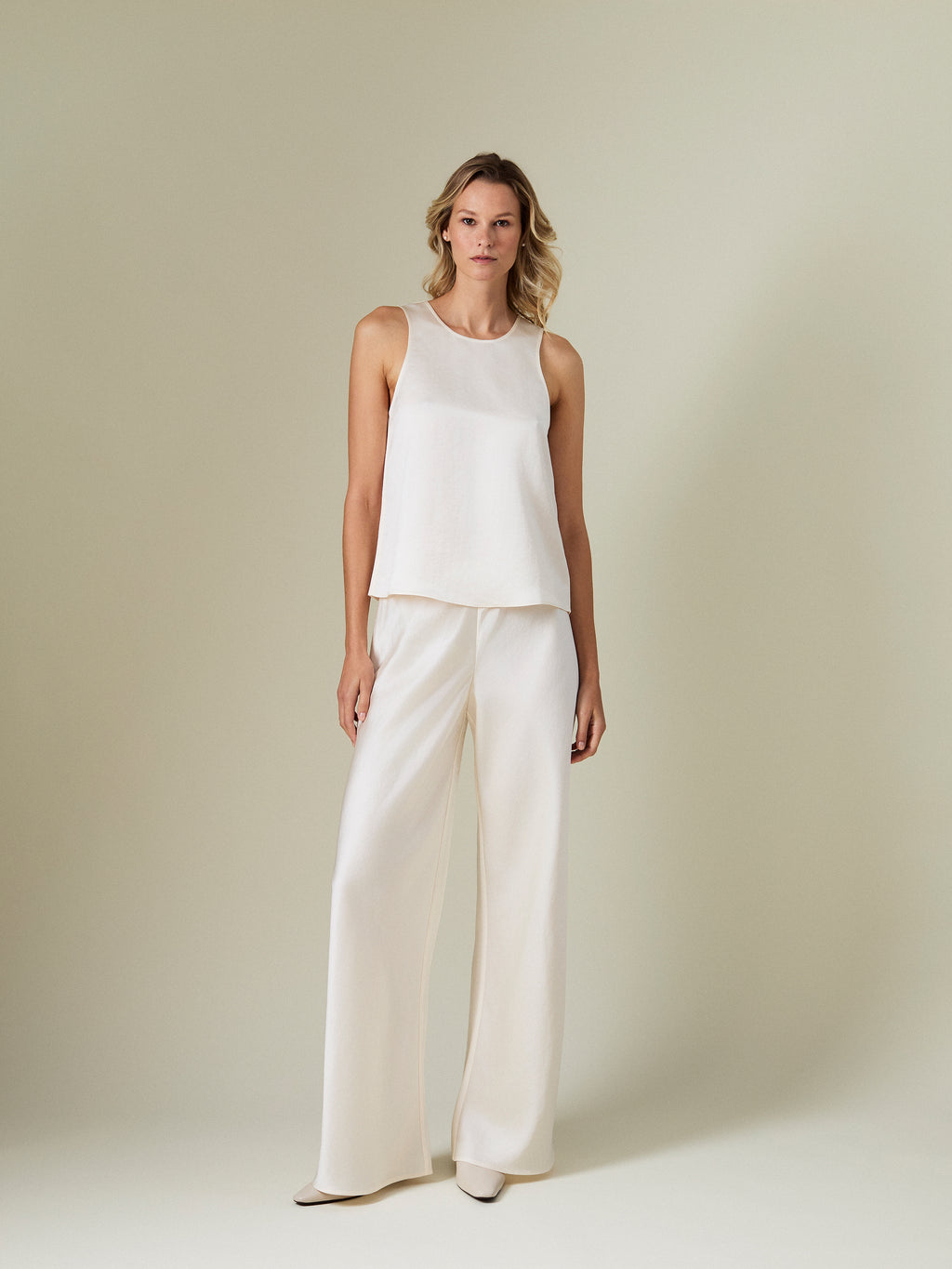 BADESSE SATIN BIAS TROUSER