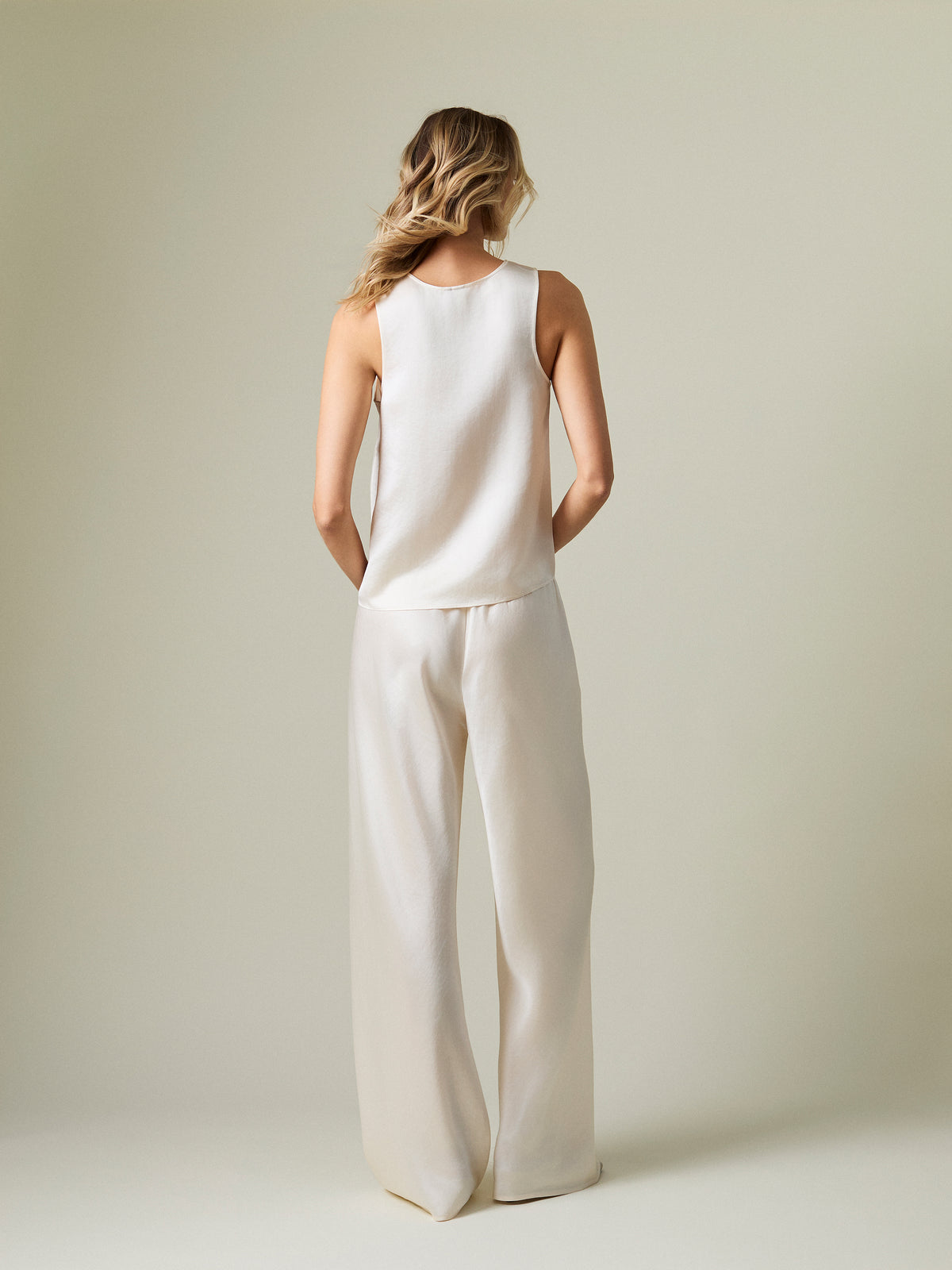 BADESSE SATIN BIAS TROUSER
