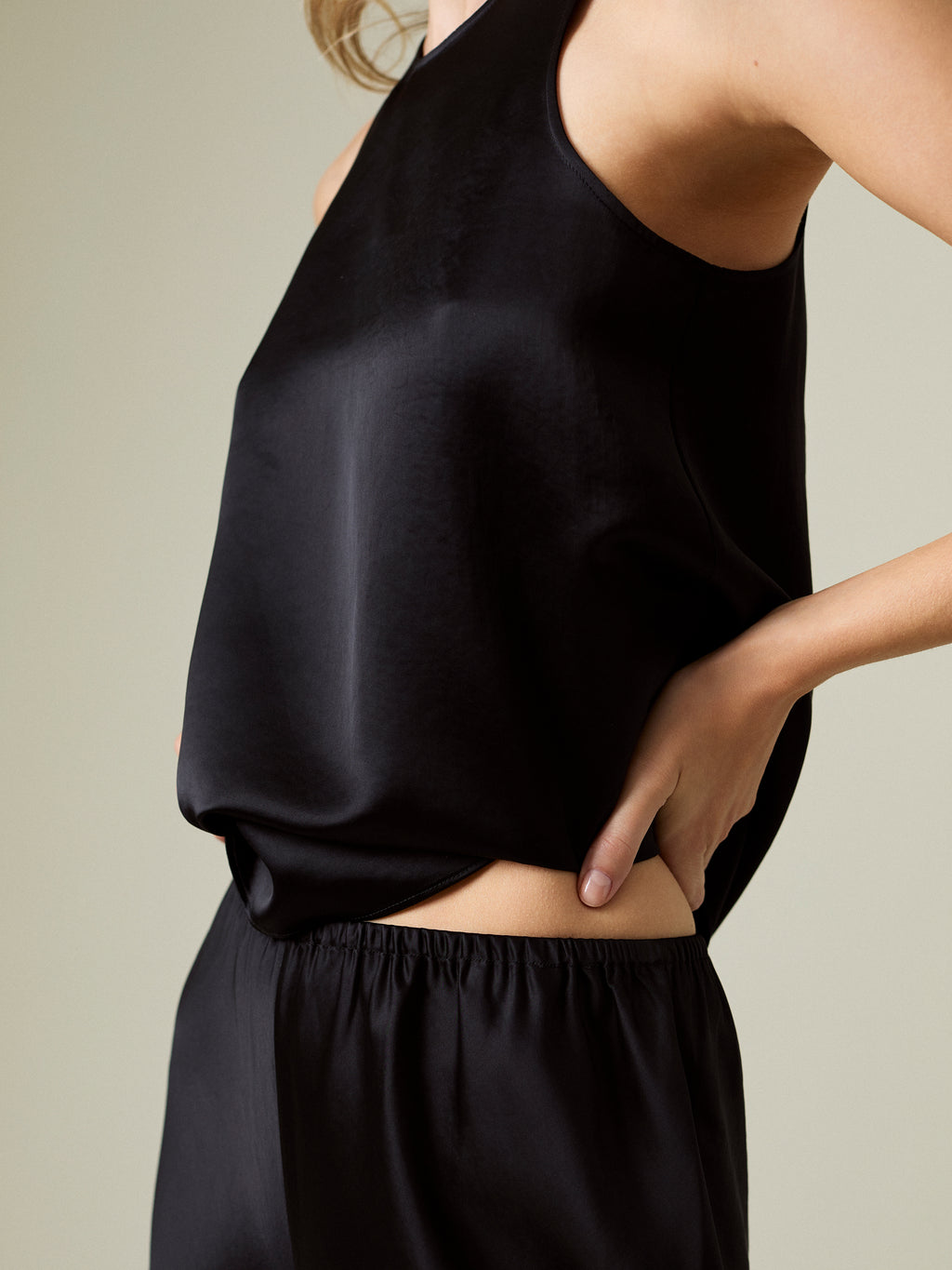 BADESSE SATIN BIAS TROUSER