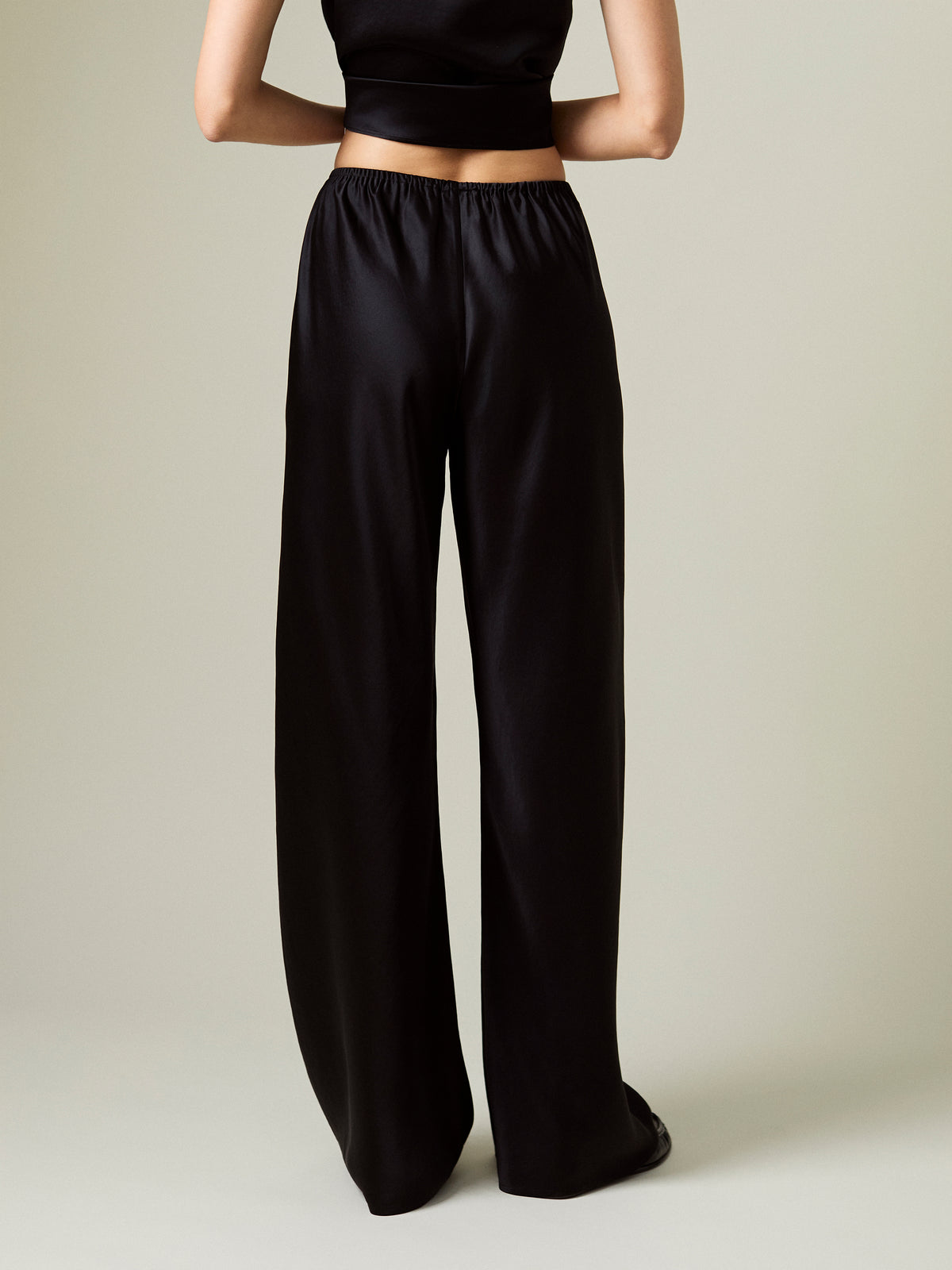 BADESSE SATIN BIAS TROUSER