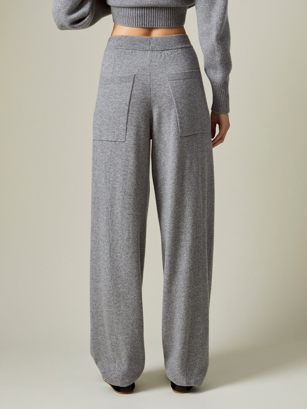 LENI CASHMERE WIDE-LEG TROUSER