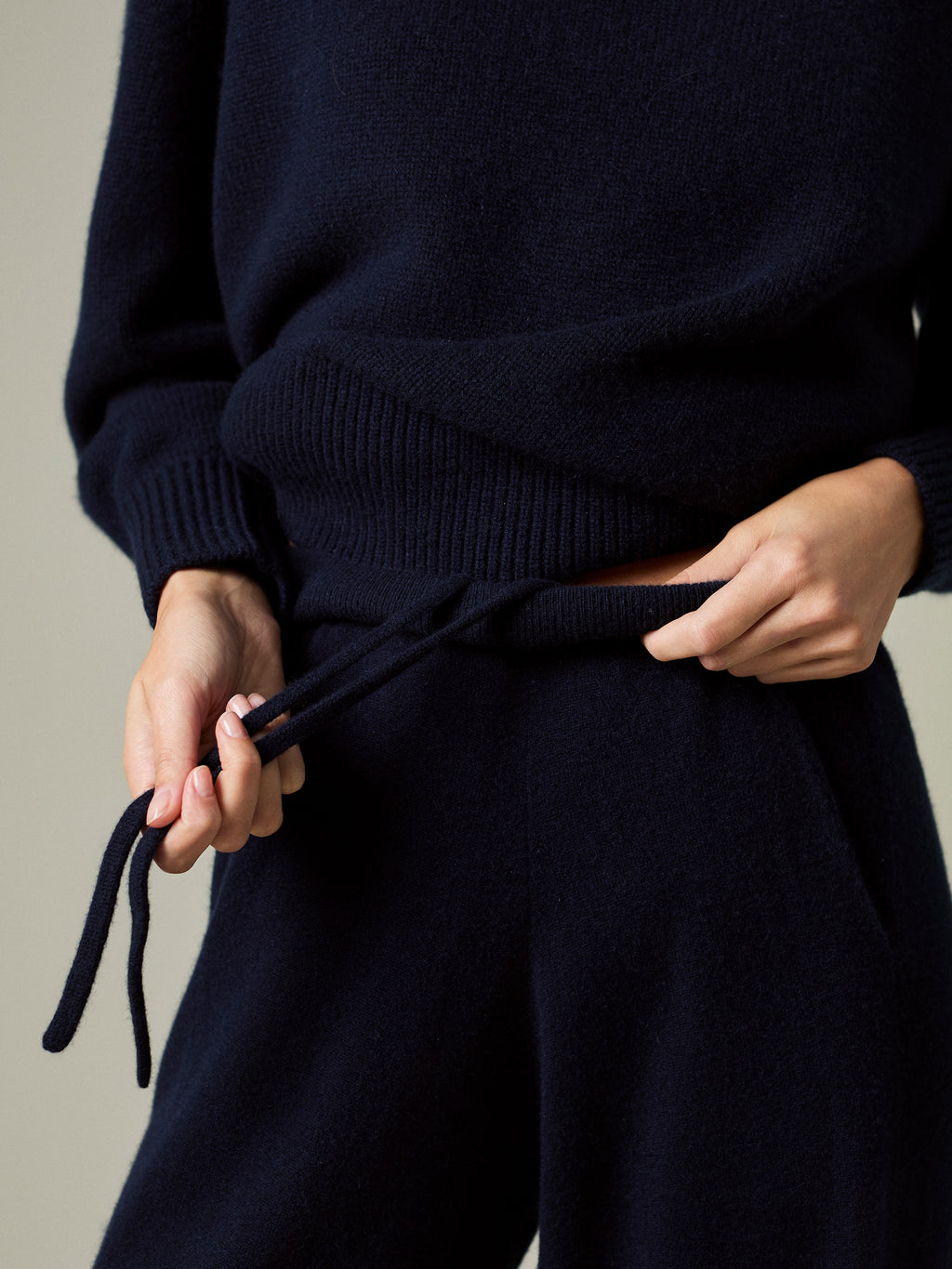 LENI CASHMERE WIDE-LEG TROUSER