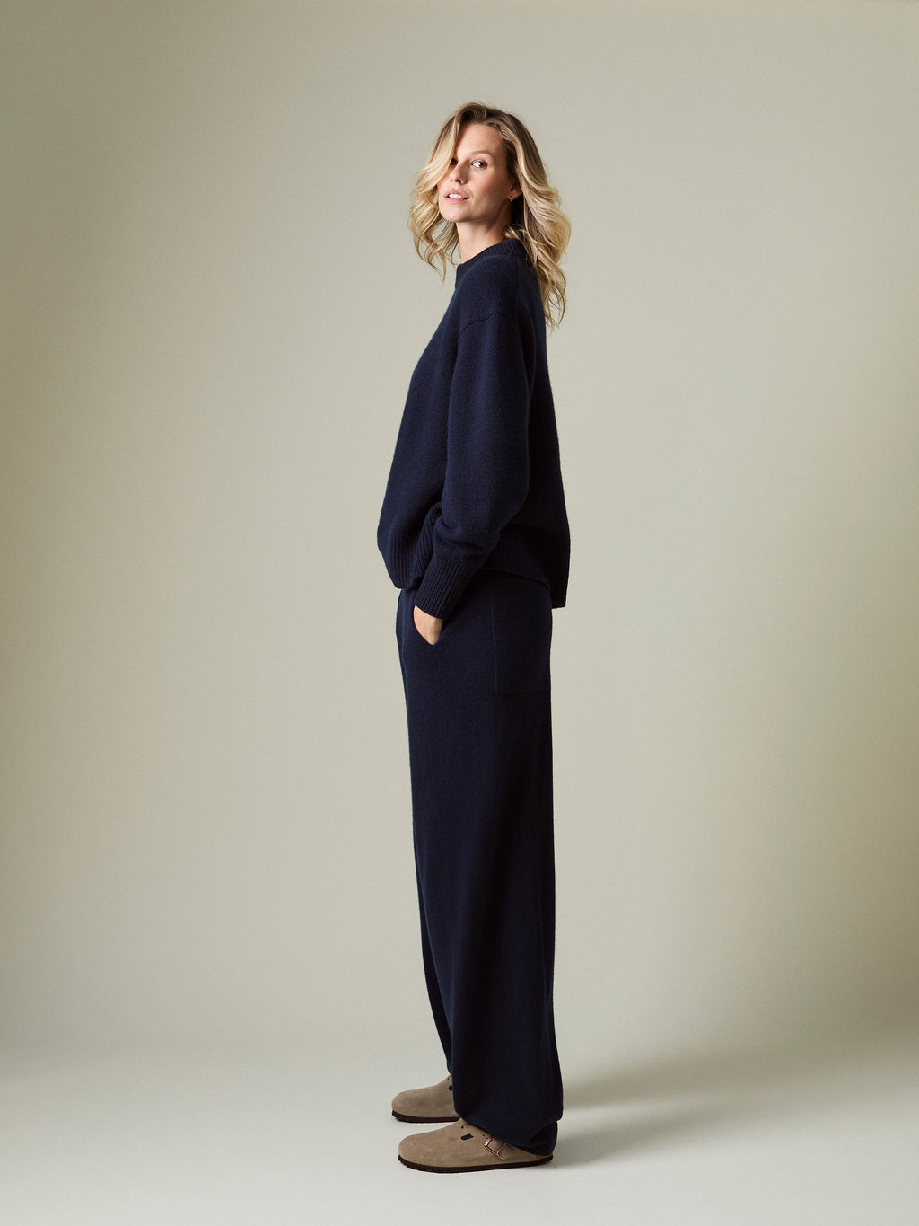 LENI CASHMERE CREW-NECK JUMPER