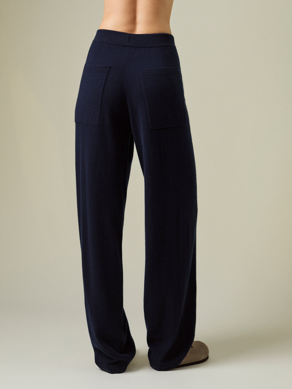 LENI CASHMERE WIDE-LEG TROUSER