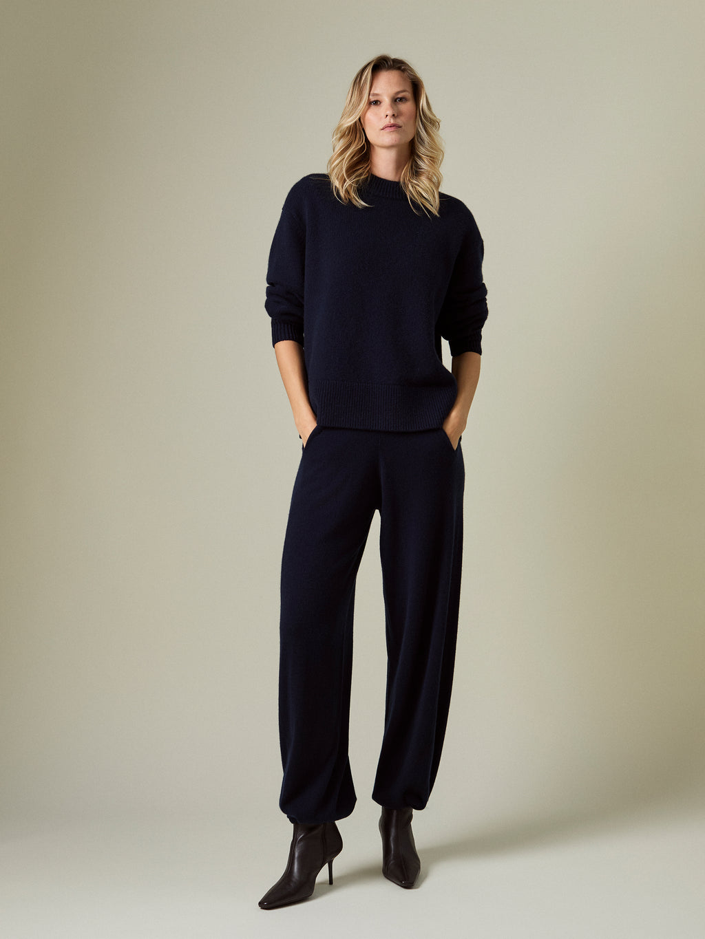 LENI CASHMERE WIDE-LEG TROUSER