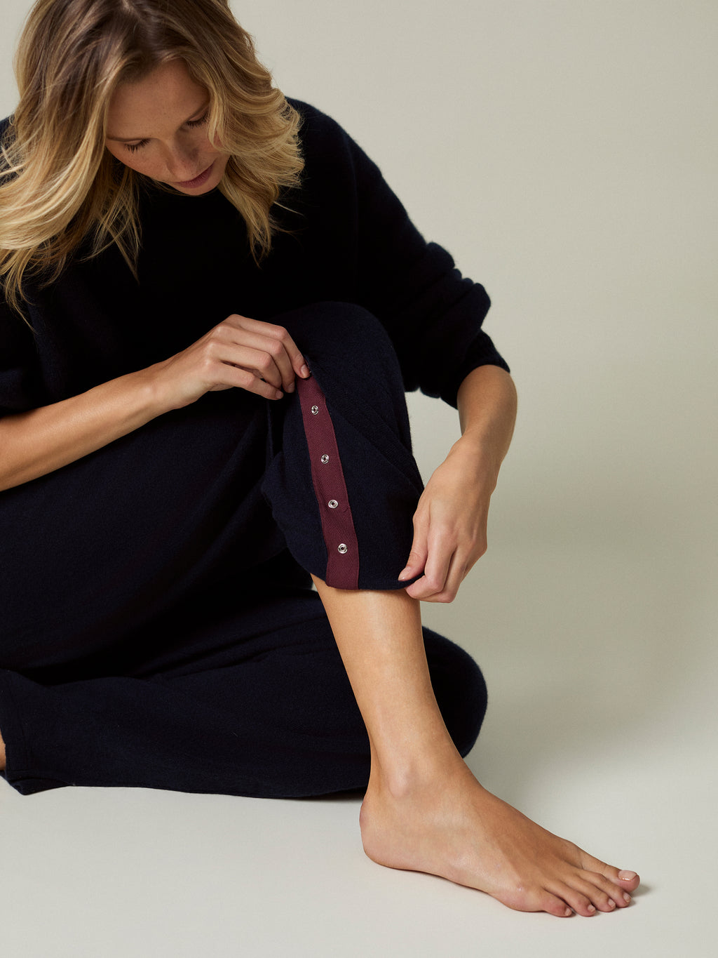 LENI CASHMERE WIDE-LEG TROUSER