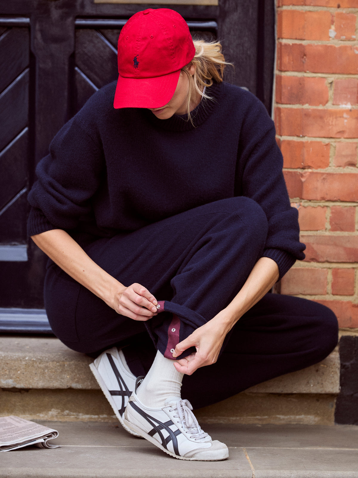 LENI CASHMERE WIDE-LEG TROUSER