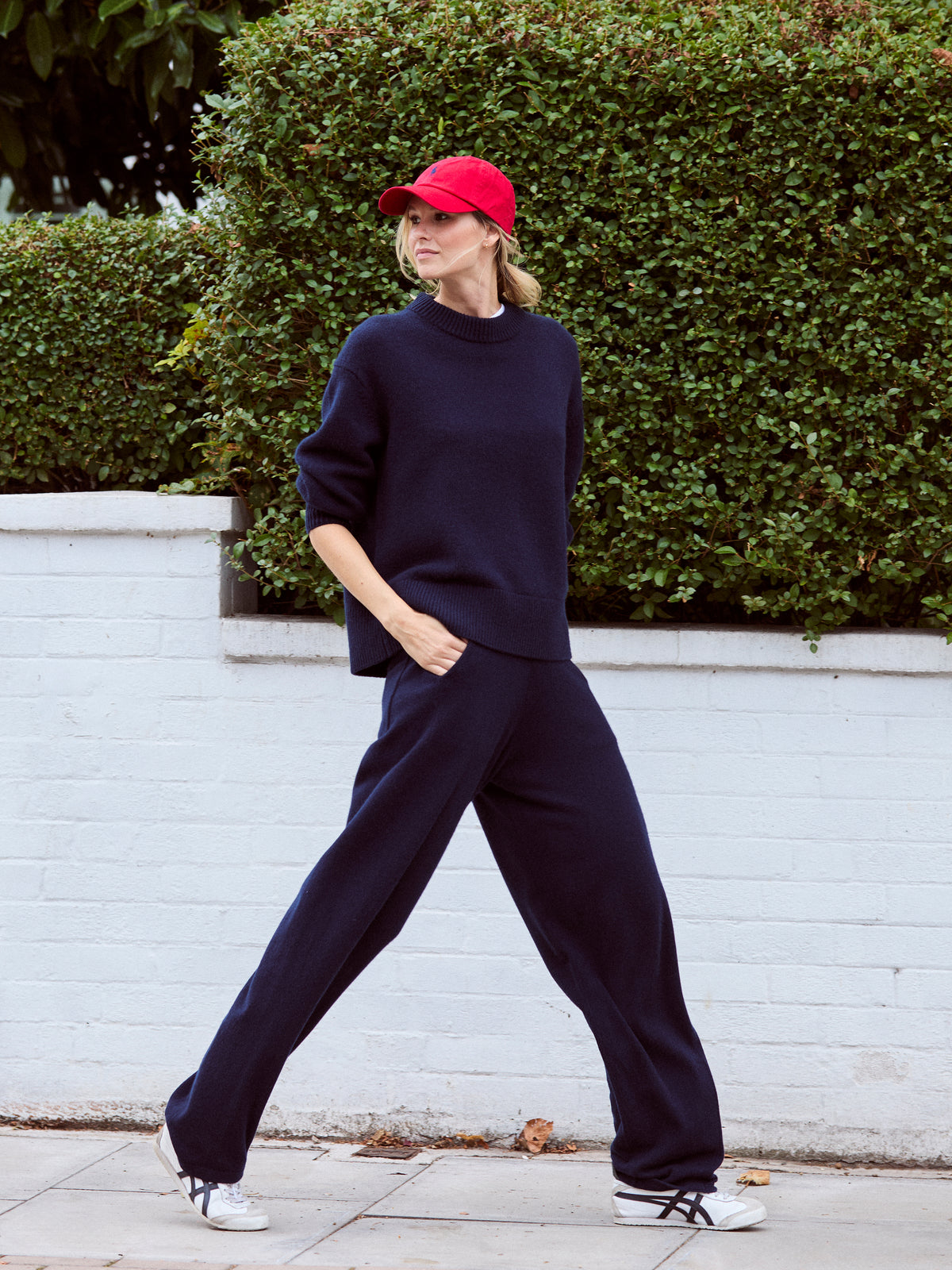 LENI CASHMERE WIDE-LEG TROUSER